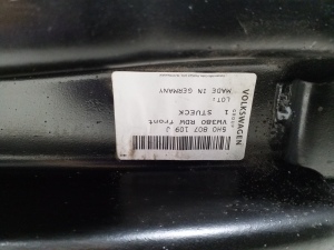 Volkswagen Golf VIII (2019–2026) Stoßstangenträger hinten 5H0807111 - 2