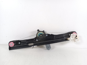 Rear side door window regulator and its parts - 