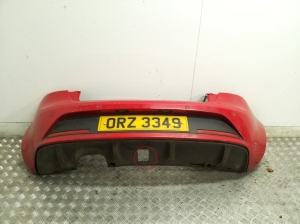 Seat Ibiza 6J5,6P1 (2008–2017) Rear bumper and its parts (set) - 6