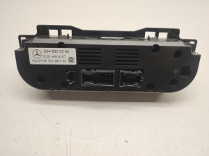 Mercedes Benz C-Class 204 (2007–2014) Heater control panel A2048300590 - 2