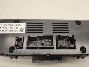 Mercedes Benz C-Class 204 (2007–2014) Heater control panel A2048300590 - 4