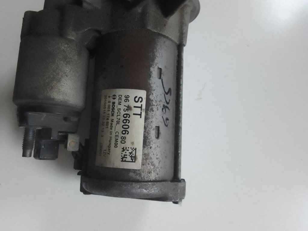 CITROËN C4 Cactus 1 generation (2014-2024) Starter Motor 9675660680 22583121