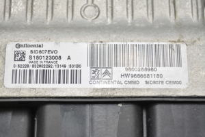 Peugeot 3008 (2009–2016) Motorsteuergerät 9800268980 - 3