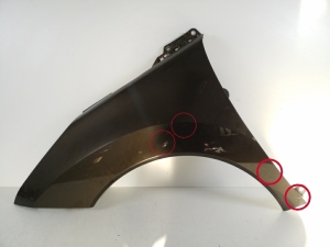 Peugeot 3008 (2009–2016) Vorderer Kotflügel 9682889480