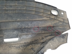Hyundai Kona (2017–2023) Rear underbody shield 86690DD000 - 4