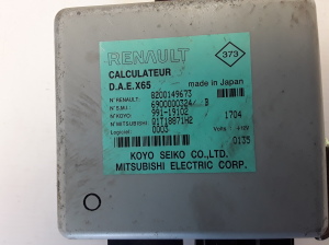 RENAULT Clio II (1998–2005) Steering angle module 8200149673 - 2