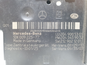 Mercedes Benz GLK-Class 204 (2008–2015) Control unit 5DK00922577 2049005301 2045459032 - 2