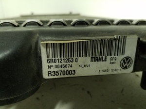Volkswagen Polo V (2009–2017) Motorkühler 6R0121253 - 4