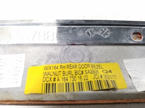 Mercedes Benz GL-Class 164 (2006–2012) Zierleiste Türverkleidung hinten A1647301622 - 2