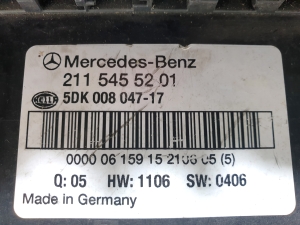 Mercedes Benz E-Class W211 (2002–2009) SAM-Block 2115455201 5DK00804717 - 3