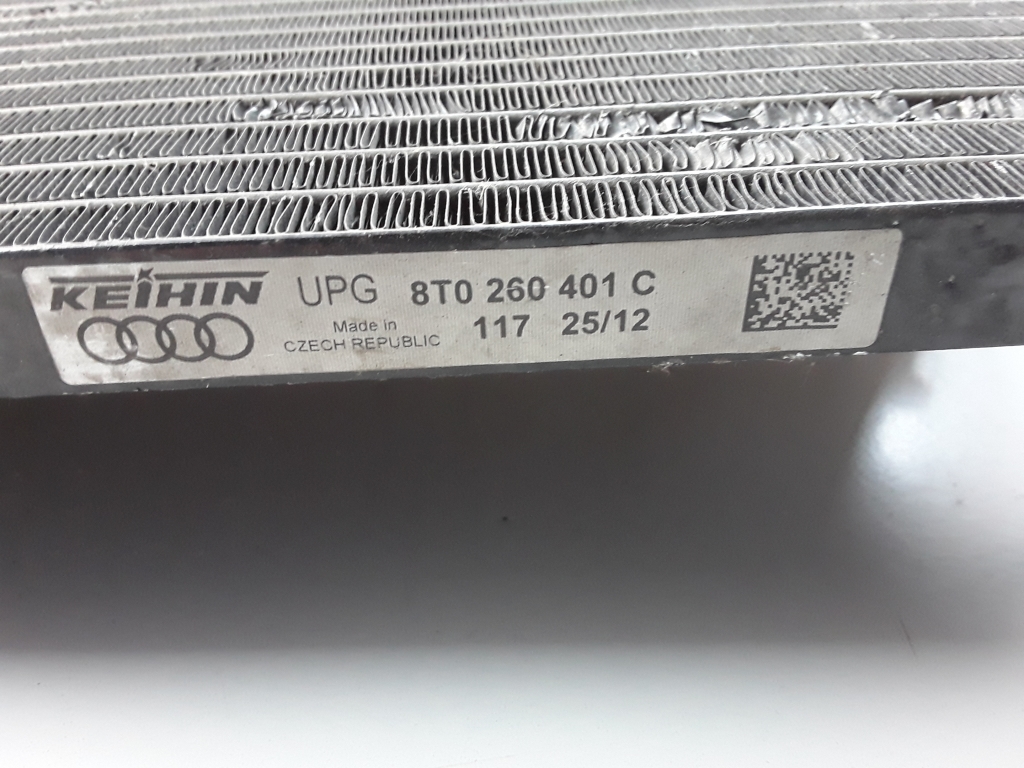 AUDI A5 8T (2007-2016) Oro kondicionieriaus radiatorius 8T0260401C 22583545