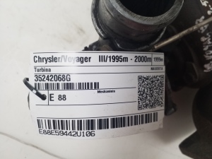 Chrysler Voyager III (1995–2000) Turbocharger 35242068G - 3