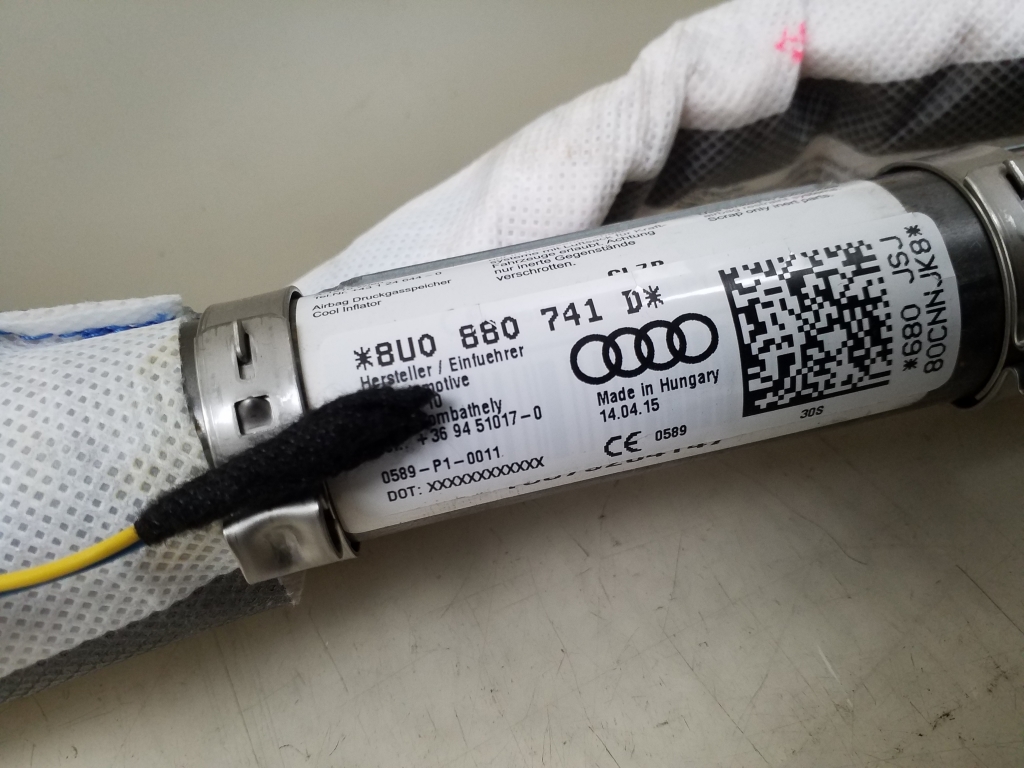 AUDI Q3 8U (2011-2020) Sistem SRS airbag plafon stânga 8U0880741D 25015628