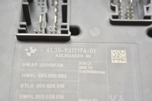 BMW 1 SERIES F21 (2011–2017) Control unit 9317176 - 4