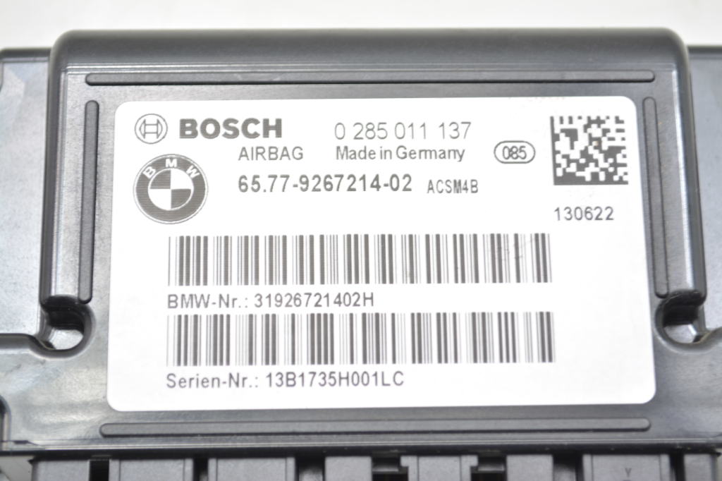 BMW 1 Series F20/F21 (2011-2020) SRS Control Unit 9267214 25933235