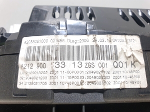 Mercedes Benz E-Class W212 (2009–2015) Instrument cluster A2129003313 - 2