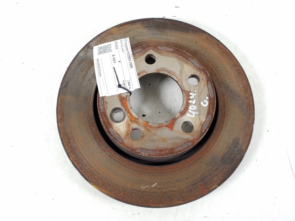 VOLKSWAGEN Transporter T5 (2003-2015) Rear Right Brake Disc 7E0615601D 22456696