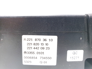 Mercedes Benz S-Class 221 (2005–2013) Heater control panel 2218703610 2218201310 2214420923 - 2