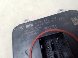 BMW 1 SERIES F20 (2010–2026) Light control module 8494840 - 3