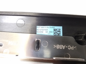 Mercedes Benz E-Class W212 (2009–2015) Zierleiste Türverkleidung hinten A2127307522 - 2