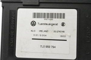 Volkswagen Touareg I (2002–2010) Hinterer Seitentür-Fensterhebermotor 5074380 - 5