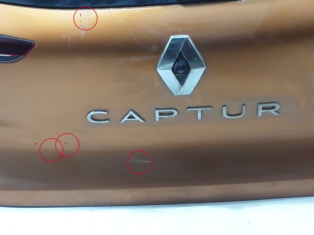 RENAULT Captur 2 generation (2019-2023) Galinis dangtis 901007662R 22590681