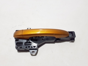 Front door external opening handle and its details