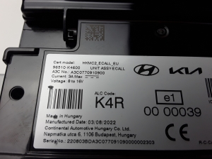Hyundai Kona (2017–2023) Bluetooth module 96510K4600 - 2