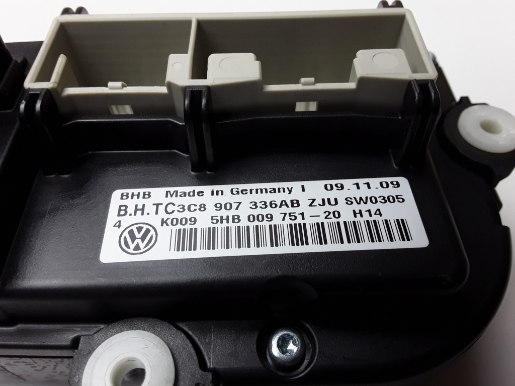 VOLKSWAGEN Golf 6 generation (2008-2015) Unitate de control al climei 3C8907336AB 22800331