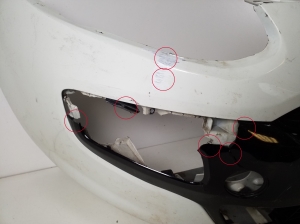 FIAT Punto (2005–2018) Stoßstange Stoßfänger vorne 735500118 - 8
