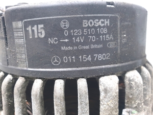 Mercedes Benz C-Class 202 (1993–2001) Generaator 0111547802  0123510108 - 3