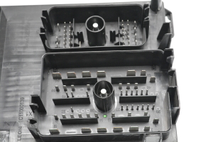  Fuse box housing under the hood 