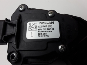 NISSAN Micra K14 (2017–2026) Accelerator pedal 180025FA0B - 2