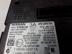 NISSAN Micra K14 (2017–2026) Control unit 285E15RB3A - 2