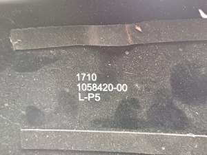 Tesla Model X X (2015–2026) Sonstiges Teil der hinteren Seitentür 1058420-00 - 3