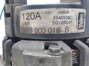 AUDI A4 B6 (2000–2005) Lichtmaschine 06B903016S - 3