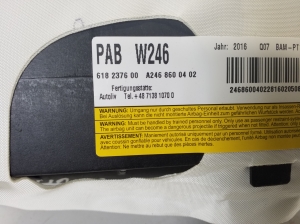 Mercedes Benz B-Class 246 (2011–2017) Beifahrerairbag A2468600402 - 4