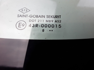 Dacia Dokker (2017–2026) Seitenscheibe hinten (Karosserie) 43R000015 - 2