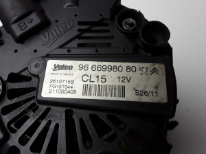 Peugeot 508 (2010–2017) Lichtmaschine 96669980 - 2