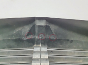  Air deflector cooling radiator 