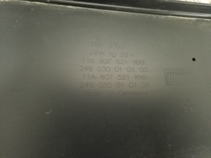 Volkswagen ID.4 I (2020–2026) Aizmugurējais bamperis 11A807521 - 2