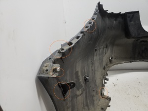 Mercedes Benz GLS 166 (2015–2019) Heckstoßstange A1668853900 - 5