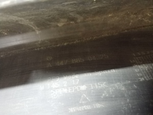 Mercedes Benz V-Class 447 (2014–2026) Front bumper A4478850425 - 4