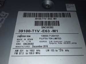 Honda CR-V (2012–2016) Audio, Video, Navigation 39100T1VE63M1 - 3