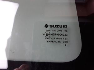 Suzuki Swift IV (2010–2017) Rear quarter glass E643R006723 - 2