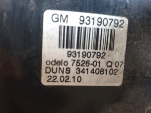 Rear corner light - 93190792 24451841L 1325244L