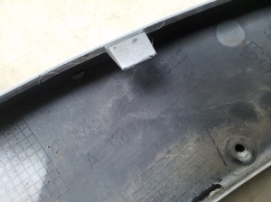 Mercedes Benz CLA-Class W118 (2019–2026) Front bumper lower spoiler A1188855101 - 3
