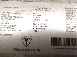 Tesla Model S S (2012–2026) Stoßdämpfer-Ausgleichsbehälter 6006408-00-B - 2
