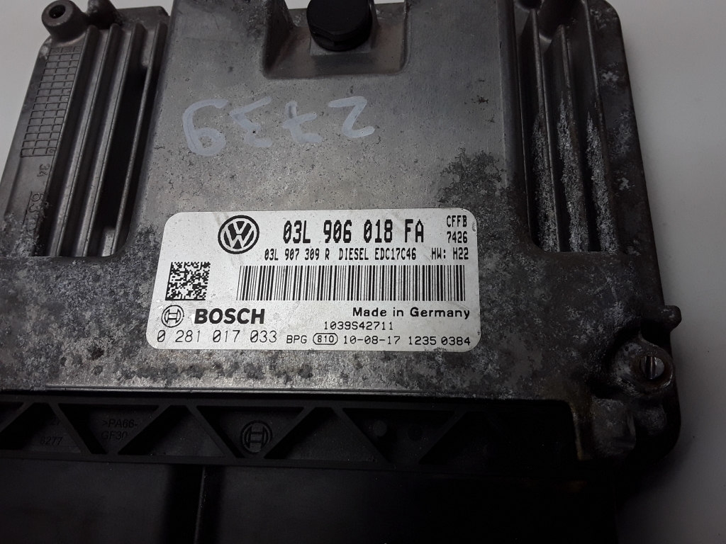 VOLKSWAGEN Tiguan 1 generation (2007-2017) Motorkontrollenhet ECU 03L906018FA, 03L907309R 23060558