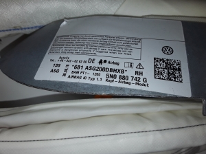 Volkswagen Tiguan (2007–2016) Katuse turvapadi 5N0880742G - 2